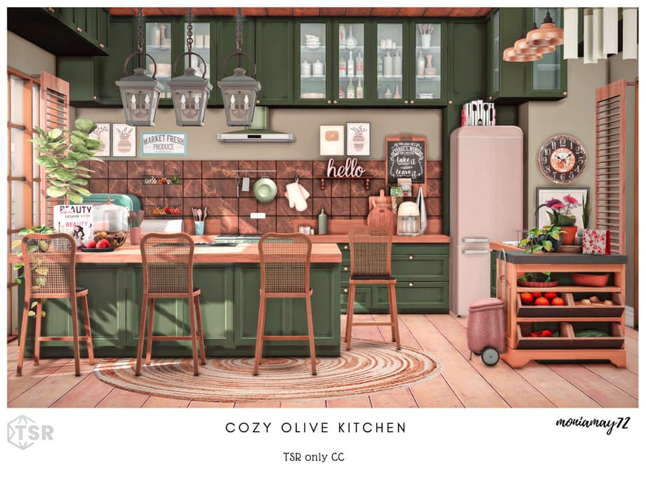 Кухня Cozy Olive Kitchen CC (лот)